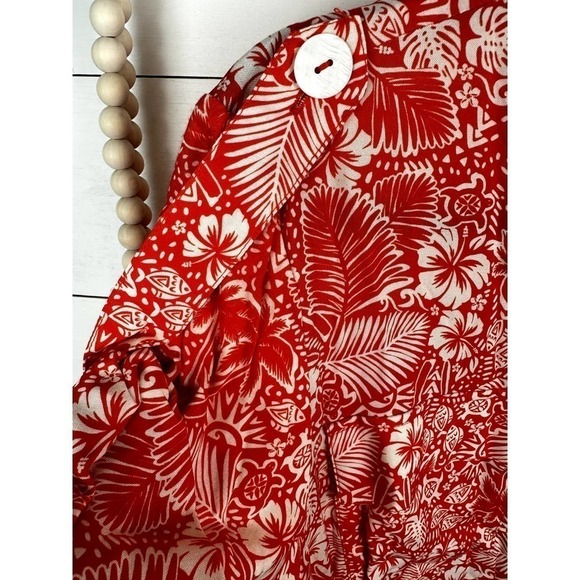 Copied - NWT Le Superbe Chic Tiki Romper VINTAGE PERSIMMON Size 0 - Picture 5 of 7